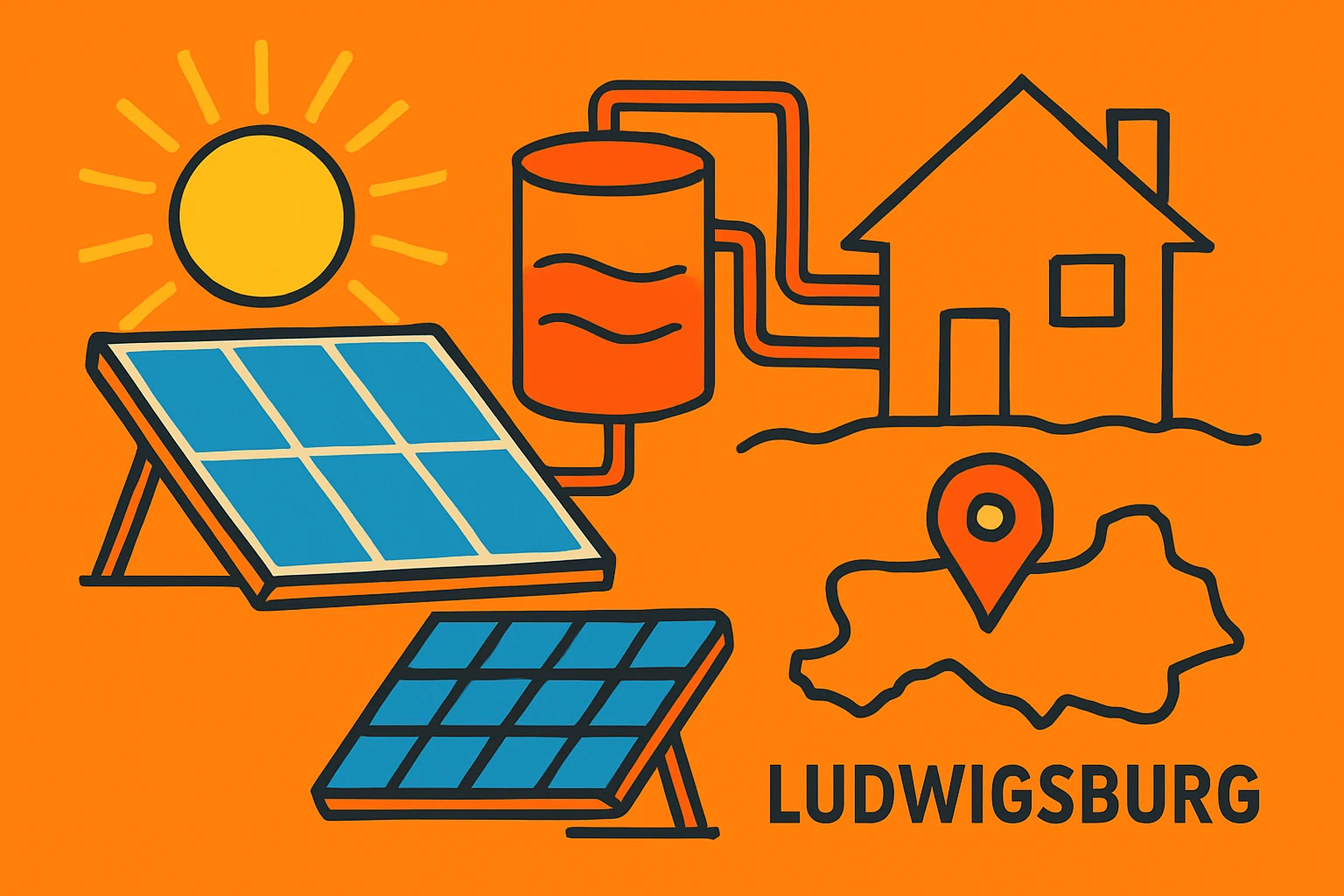 Solarthermie Ludwigsburg 2